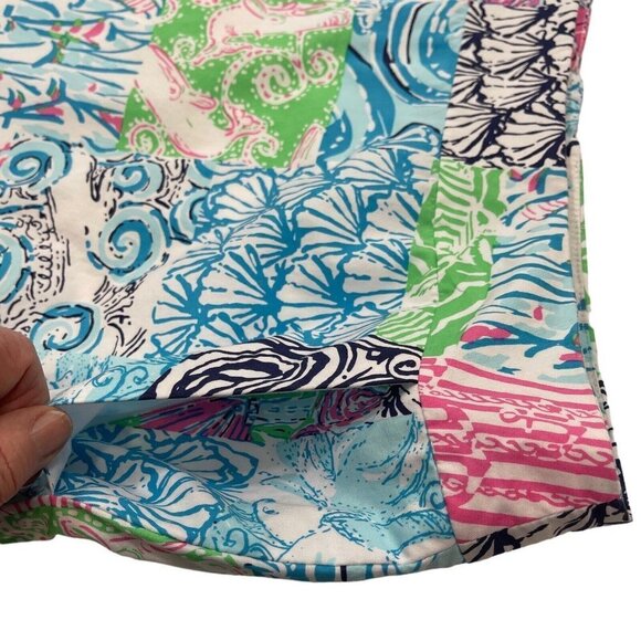 LILLY PULITZER‎ Sea Life Skort Size 4 Multicolor Mini Pockets Venice Lace #80502 - Picture 4 of 15